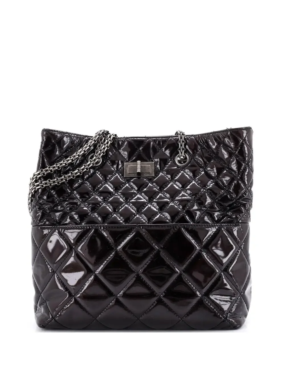 Chanel Reissue Tote Quilted Patent Tall #285855C10B